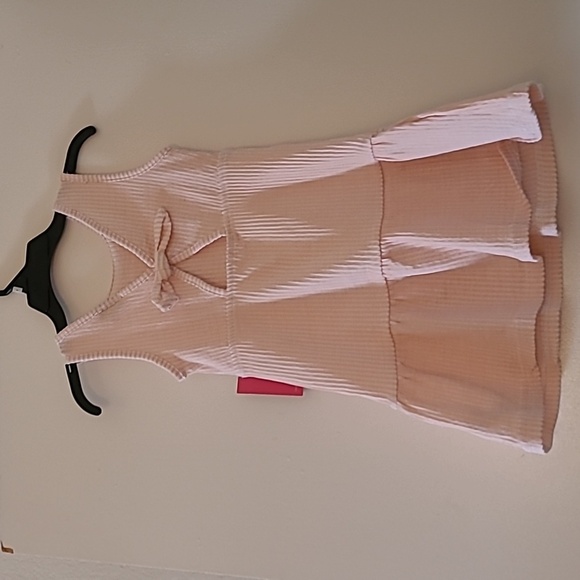 Vince Camuto Girl Dress, Pink & White stripes, Size 7 - Picture 4 of 6
